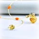 Dreaming Beads, gelb, Aroma-Schmuck Halskette