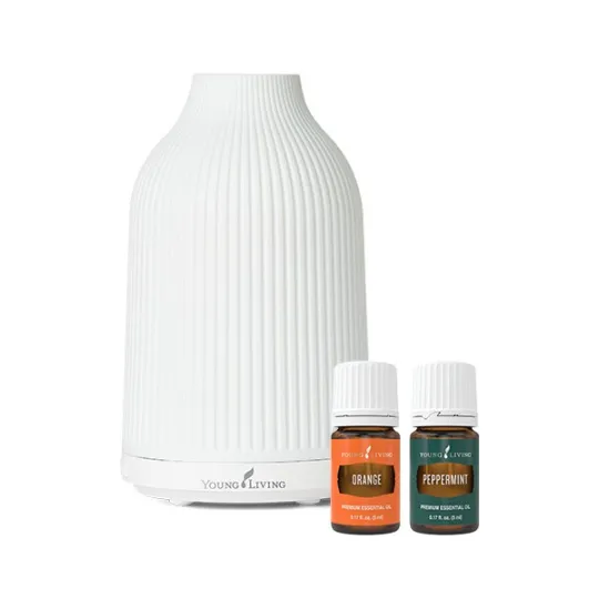 Adobe Mist Diffuser Young Living mit 2 äth. Ölen. Online bestellen bei Naturessenzen. Versand in Österreich & Deutschland