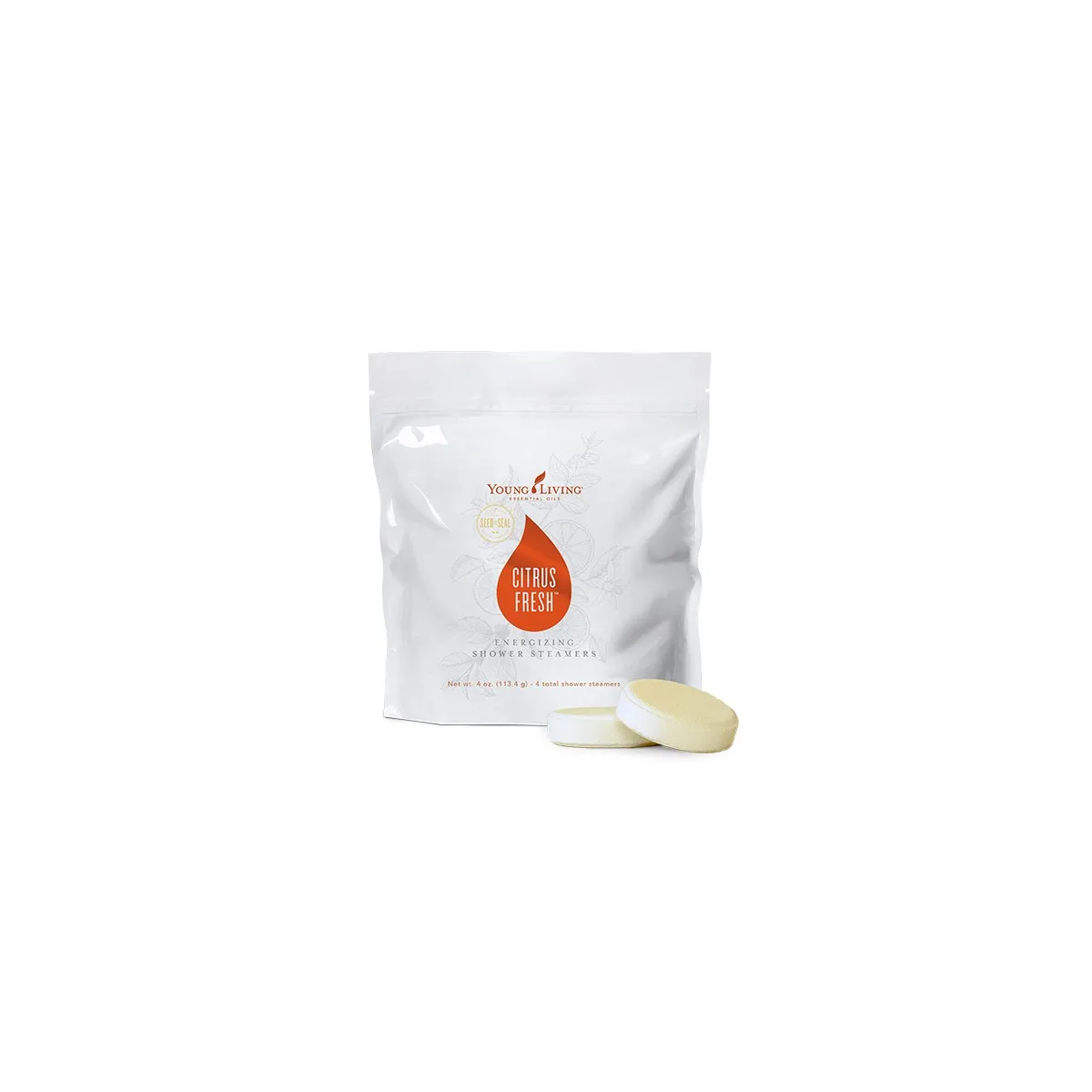 Citrus Fresh Energising Shower Steamers, Young Living. Online bestellen bei Naturessenzen. Versand in Österreich & Deutschland