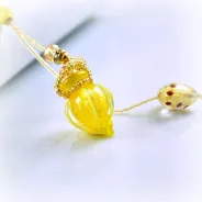 Circling Gem, gelb, Aroma-Schmuck Halskette online kaufen bei Naturessenzen