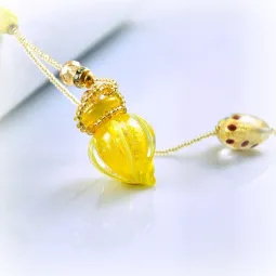 Circling Gem, gelb, Aroma-Schmuck Halskette online kaufen bei Naturessenzen