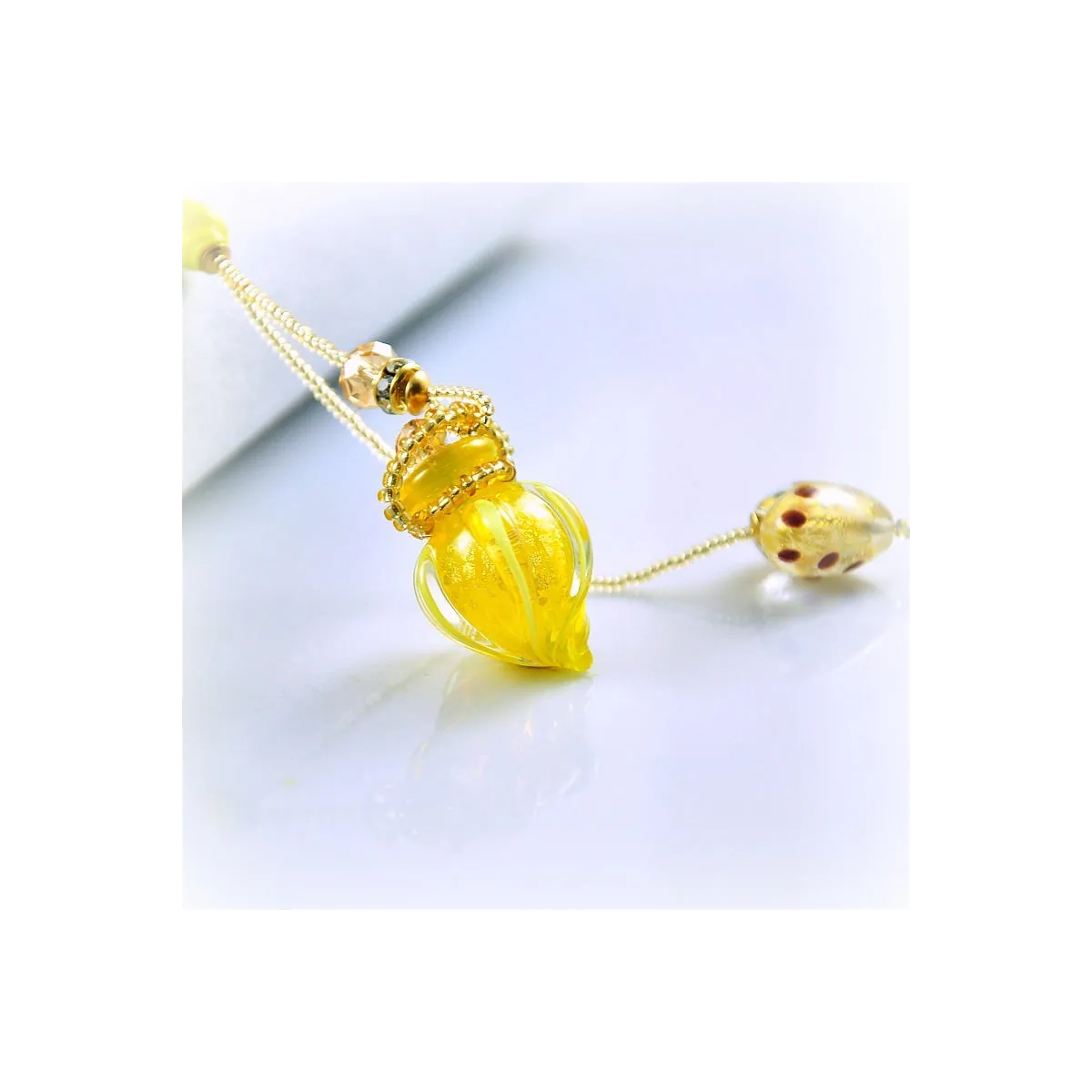 Circling Gem, gelb, Aroma-Schmuck Halskette online kaufen bei Naturessenzen