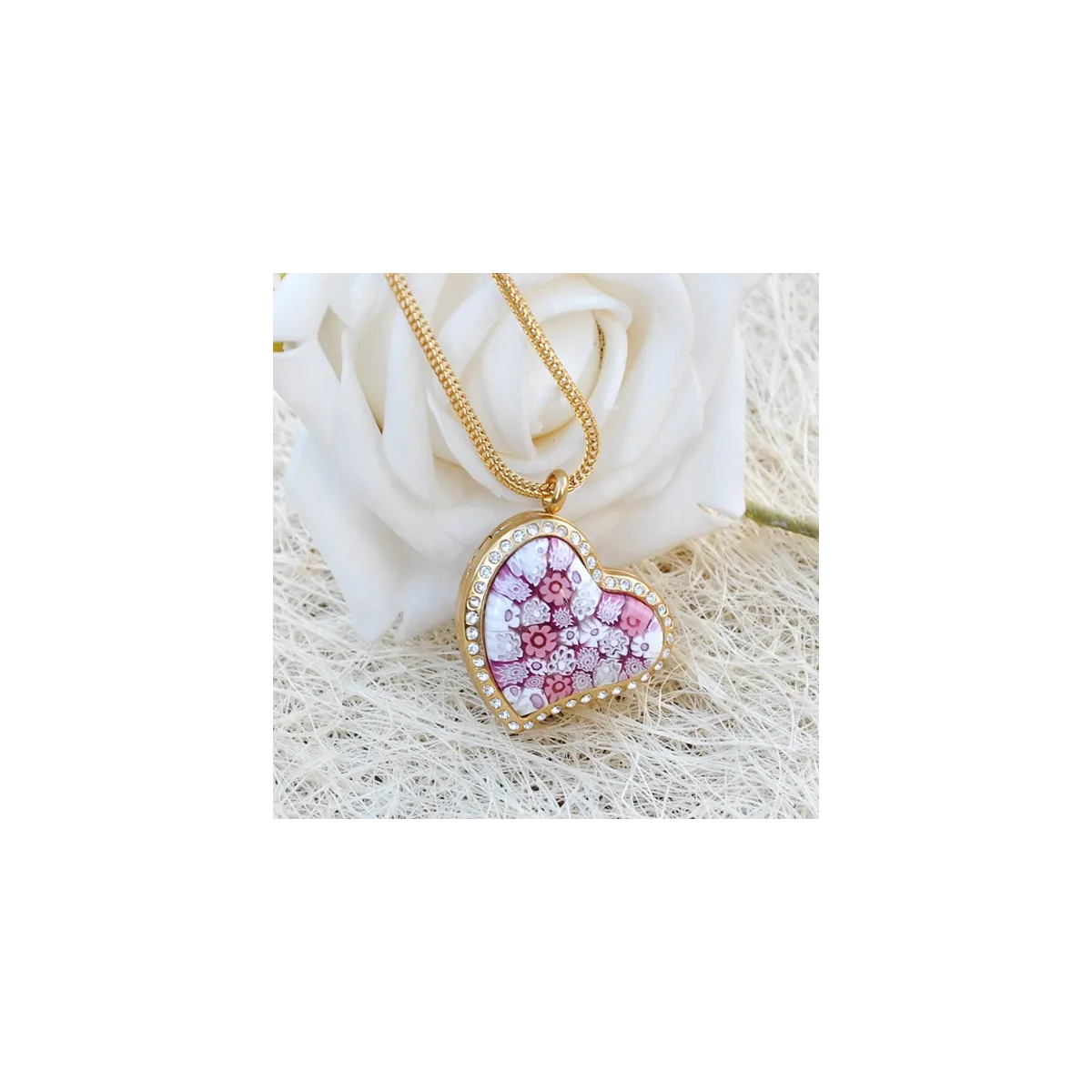Medaillonkette Heart, Aroma-Schmuck Halskette online kaufen