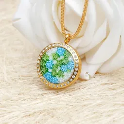 Medaillonkette Round, Aroma-Schmuck Halskette online kaufen