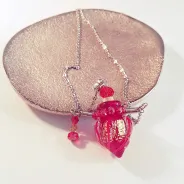 Twisting, rot, Aroma-Schmuck Halskette online kaufen
