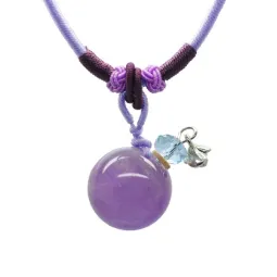 Gemstone, lila, Aroma-Schmuck Halskette online kaufen