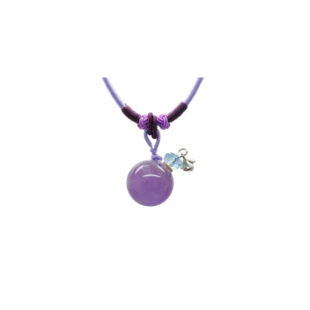 Gemstone, lila, Aroma-Schmuck Halskette online kaufen