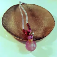Gemstone, lila, Aroma-Schmuck Halskette online kaufen