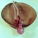 Gemstone, lila, Aroma-Schmuck Halskette online kaufen