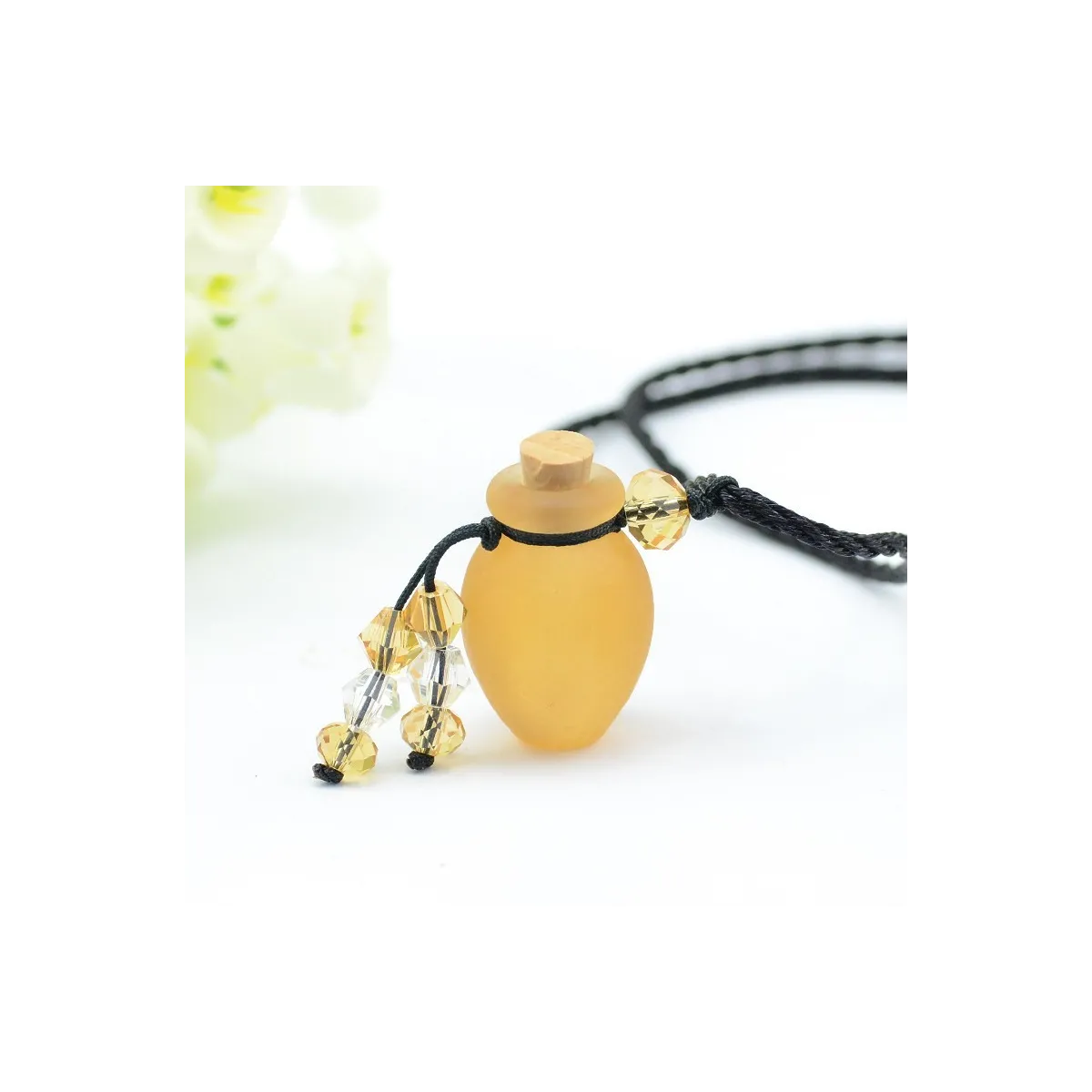 Phiole, gelb, Aroma-Schmuck Halskette online kaufen