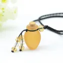 Phiole, gelb, Aroma-Schmuck Halskette online kaufen