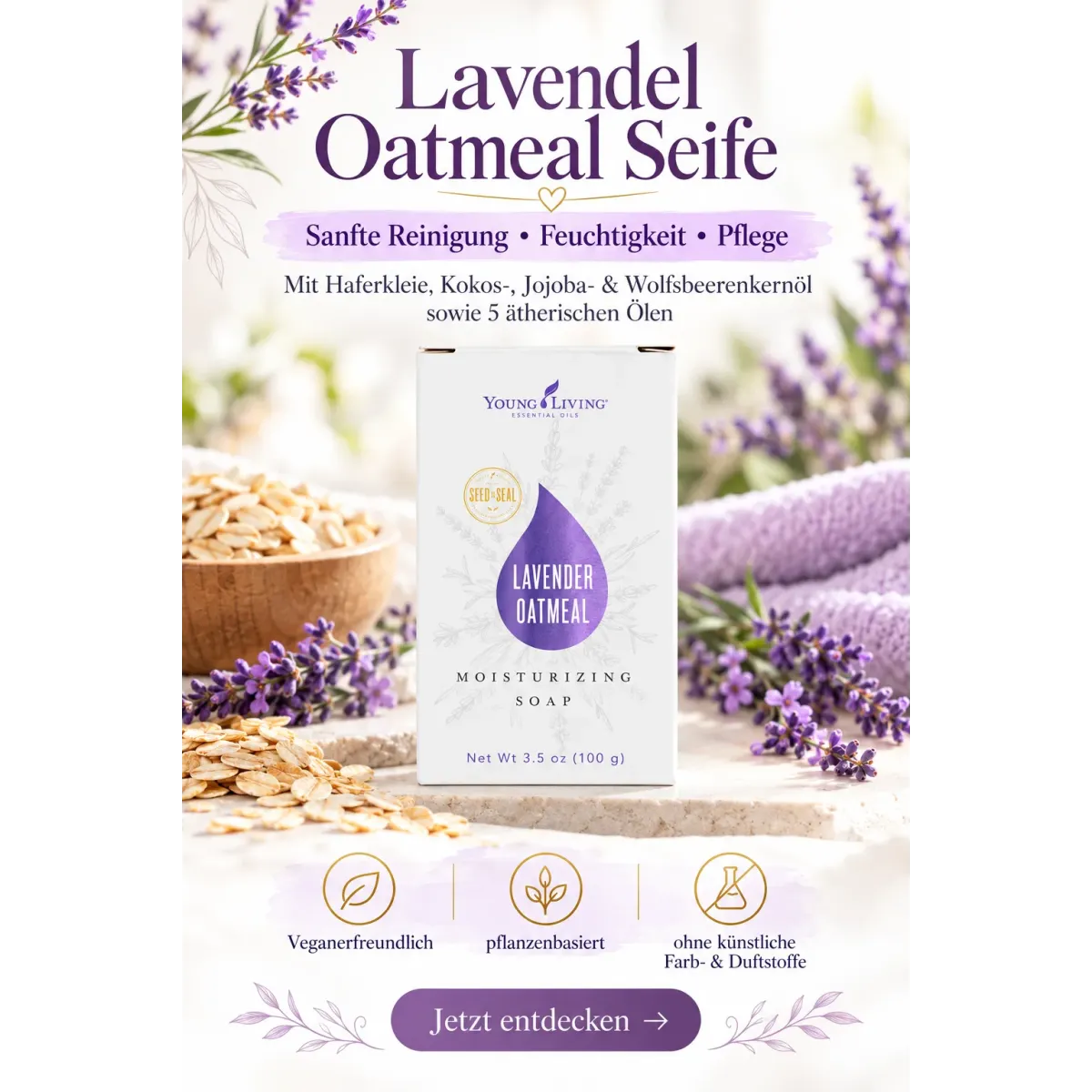 Lavendel Seife von Young Living bei Naturessenzen online in Österreich und Deutschland bestellen.