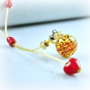 Dreaming Beads, rot, Aroma-Schmuck Halskette Duftschmuck zur Aroma-...