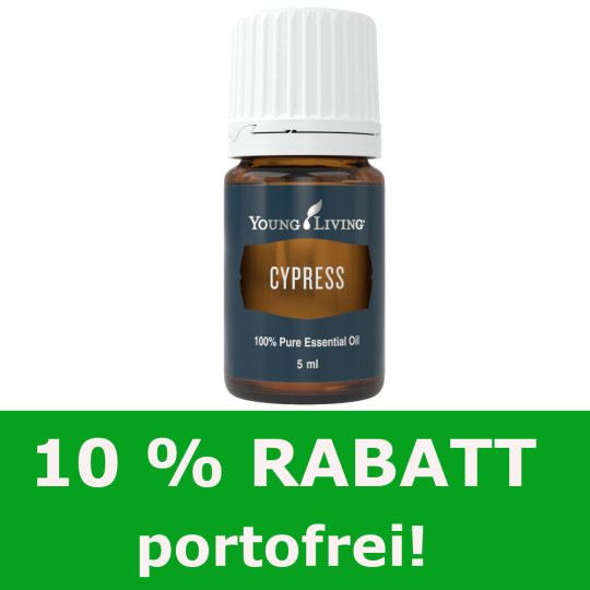 Zypresse 5 ml, Rabatt von Young Living bei Naturessenzen online in Österreich und Deutschland bestellen.